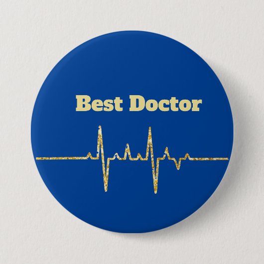 Schaltfläche "Beste Doctor Golden Heart Rate" Button (Vorderseite)