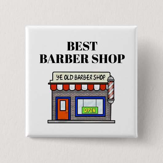 Schaltfläche "Bester Barbershop" Button (Vorderseite)