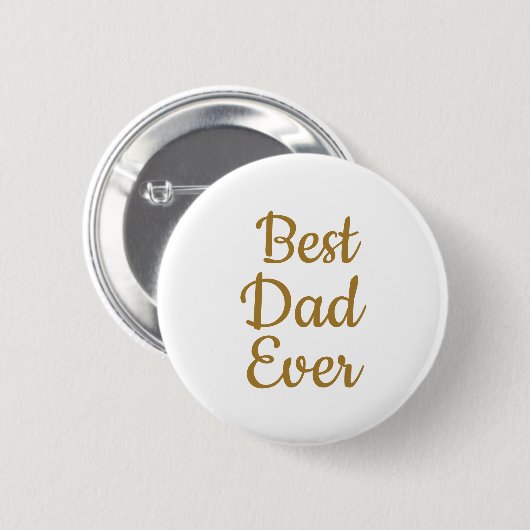 Schaltfläche "Bester Papa je" Button (Vorne & Hinten)