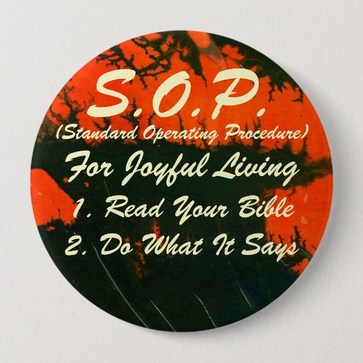 Schaltfläche "Bible S.O.P." Button (Vorderseite)