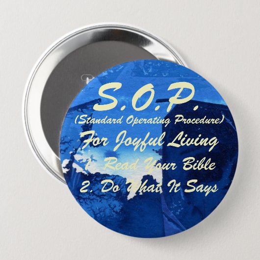 Schaltfläche "Bible S.O.P." Button (Vorne & Hinten)