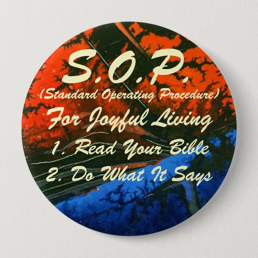 Schaltfläche "Bible S.O.P." Button (Vorderseite)