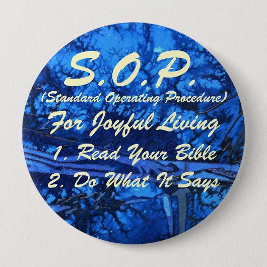 Schaltfläche "Bible S.O.P." Button (Vorderseite)