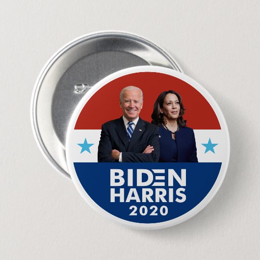 Schaltfläche Biden Harris 2020 Button (Vorne & Hinten)
