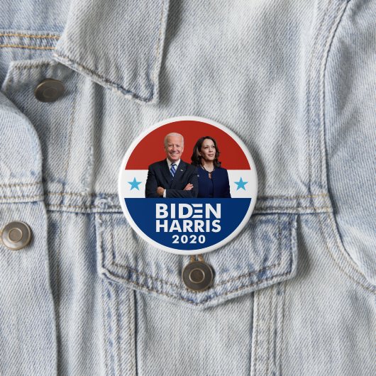 Schaltfläche Biden Harris 2020 Button (Beispiel)