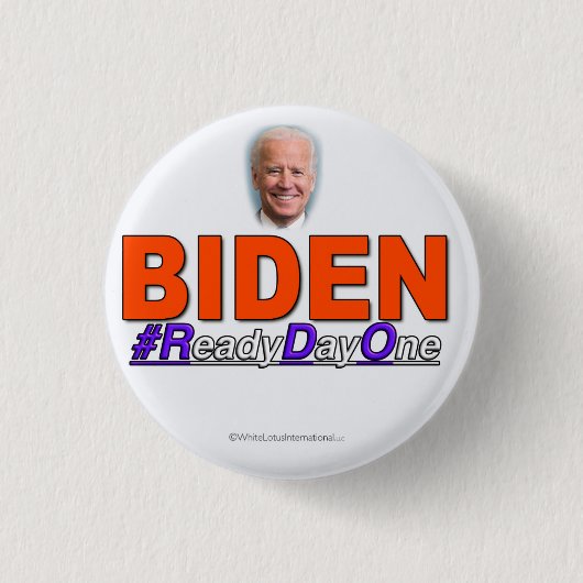 Schaltfläche BIDEN #ReadyDayOne Button (Vorderseite)