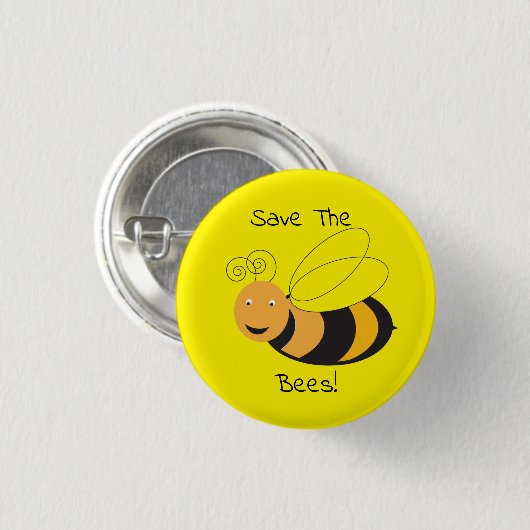 Schaltfläche Bienen gerettet Button (Vorne & Hinten)