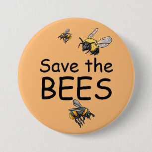 Schaltfläche Bienen gerettet Button