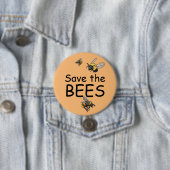 Schaltfläche Bienen gerettet Button (Beispiel)