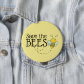 Schaltfläche Bienen gerettet Button (Beispiel)