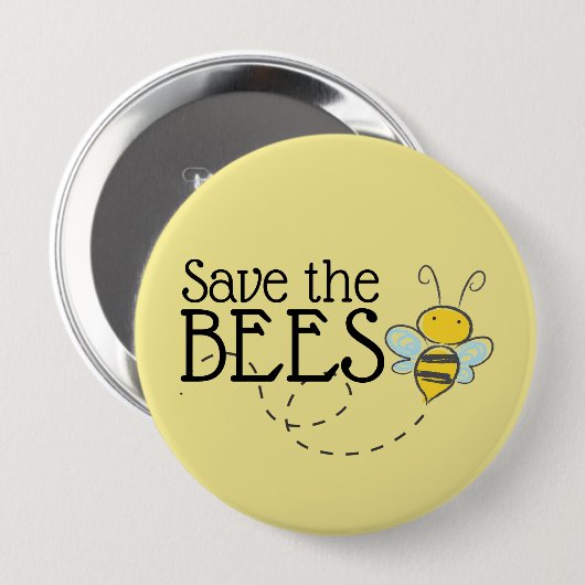 Schaltfläche Bienen gerettet Button (Vorne & Hinten)
