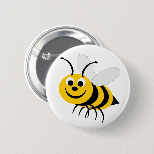 Schaltfläche "Bienendesign" Button (Vorne & Hinten)