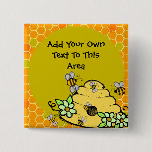 Schaltfläche "Bienenstock und Bienen" Button