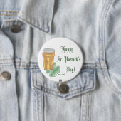 Schaltfläche Bier & Kleeblatt (St. Patricks Day) Button (Beispiel)