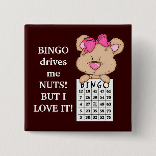 Schaltfläche Bingo Drives Me Button