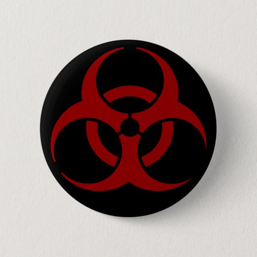 Schaltfläche Biogefährdung Button (Vorderseite)
