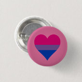 Schaltfläche "Bisexuelle Flagge" Button (Vorne & Hinten)