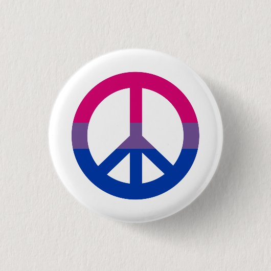 Schaltfläche "Bisexuelle Flagge" Button (Vorderseite)