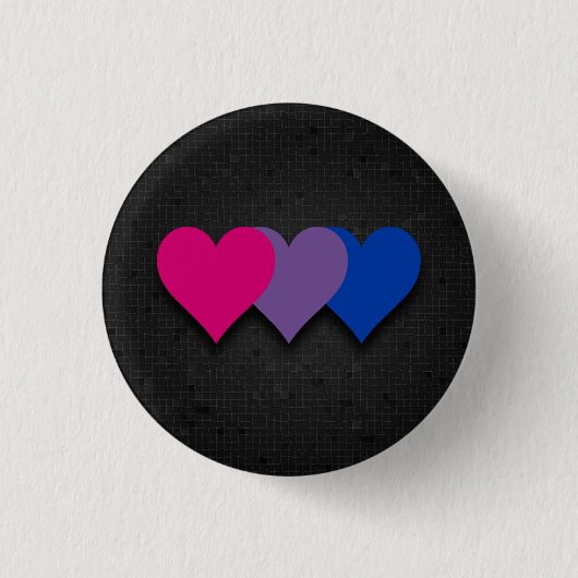 Schaltfläche "Bisexuelle Flagge" Button (Vorderseite)