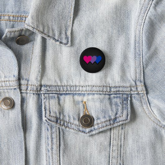 Schaltfläche "Bisexuelle Flagge" Button (Beispiel)