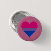 Schaltfläche "Bisexuelle Flagge" Button (Vorne & Hinten)