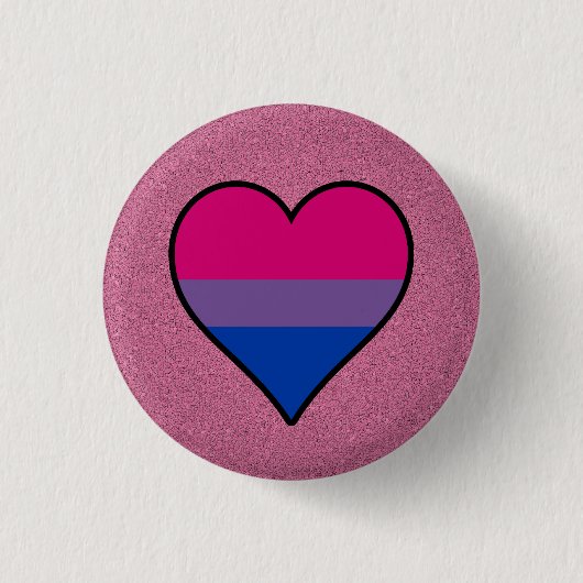 Schaltfläche "Bisexuelle Flagge" Button (Vorderseite)