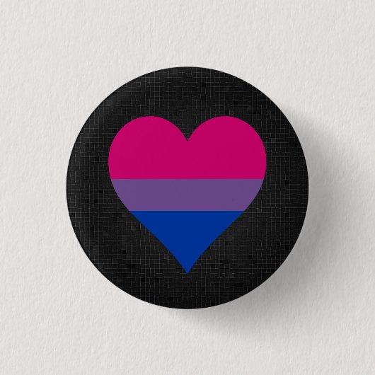 Schaltfläche "Bisexuelle Flagge" Button (Vorderseite)