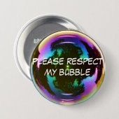 Schaltfläche "Bitte respektieren Sie meine Blase" Button (Vorne & Hinten)