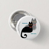 Schaltfläche "Black Cat Meme" Button (Vorne & Hinten)