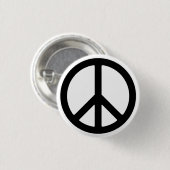 Schaltfläche "Black Peace Symbol" Button (Vorne & Hinten)
