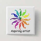 Schaltfläche - Blätter für das Farbrad Button (Vorderseite)