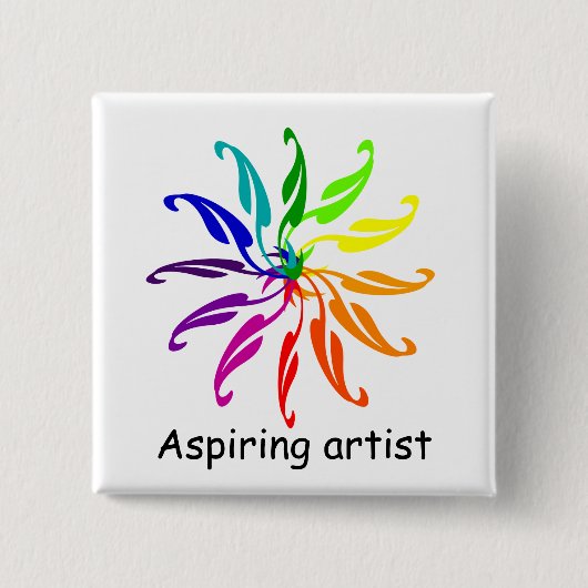 Schaltfläche - Blätter für das Farbrad Button (Vorderseite)