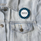 Schaltfläche "Blau Zickzack Glitzer" Button (Beispiel)