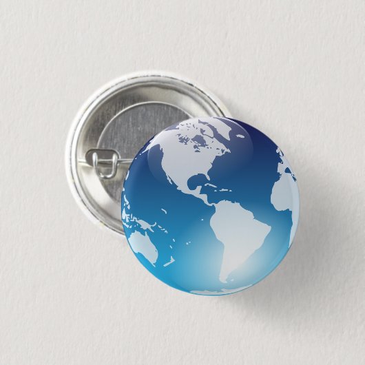 Schaltfläche "Blaue Marble" Button (Vorne & Hinten)