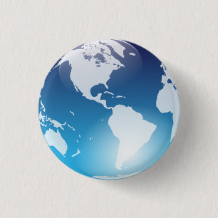 Schaltfläche "Blaue Marble" Button