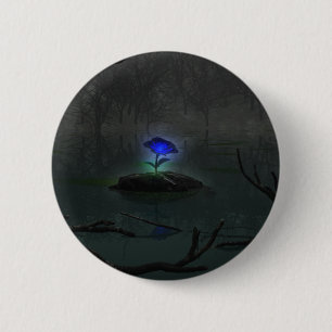 Schaltfläche "Blaue Rose" Button