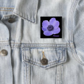 Schaltfläche "Blauer Anemon" für die benutzerdefin Button (Beispiel)