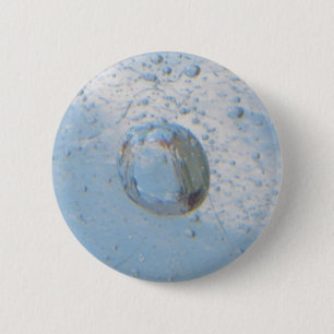 Schaltfläche Blauer Blasen Button