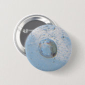 Schaltfläche Blauer Blasen Button (Vorne & Hinten)
