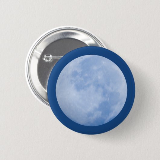 Schaltfläche Blauer Mond Button (Vorne & Hinten)