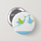 Schaltfläche "Blauer Storch" Button (Vorne & Hinten)