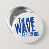 Schaltfläche "Blauer Wave" Button (Vorne & Hinten)