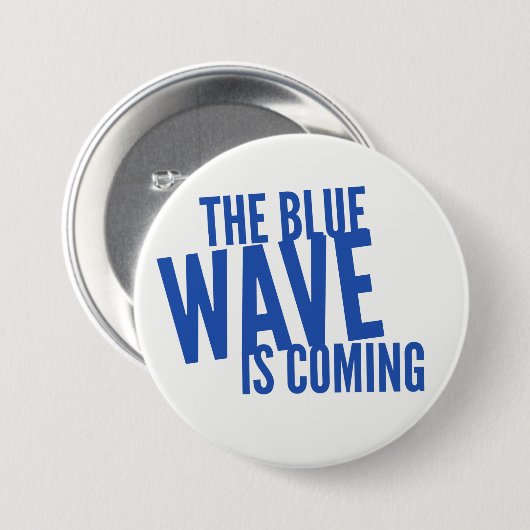 Schaltfläche "Blauer Wave" Button (Vorne & Hinten)
