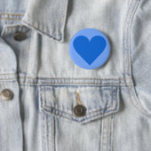Schaltfläche "Blaues Herz - Valentine" Button (Beispiel)