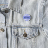 Schaltfläche Blue 2 Imitate Linen & White Lace Bri Button (Beispiel)