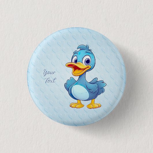 Schaltfläche "Blue Duck" Button (Vorderseite)
