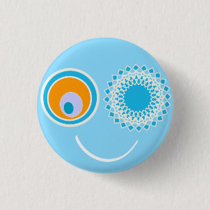Schaltfläche "Blue Face" Button