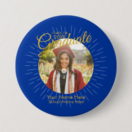 Schaltfläche "Blue & Gold Star Graduate" Button