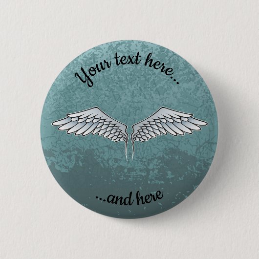 Schaltfläche "Blue-Gray Wings" Button (Vorderseite)