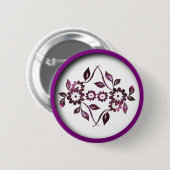 Schaltfläche Blume Button (Vorne & Hinten)